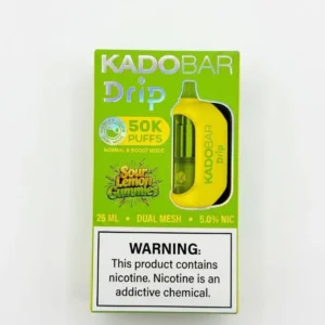 Sour Lemon Gummies Kado Bar Drip