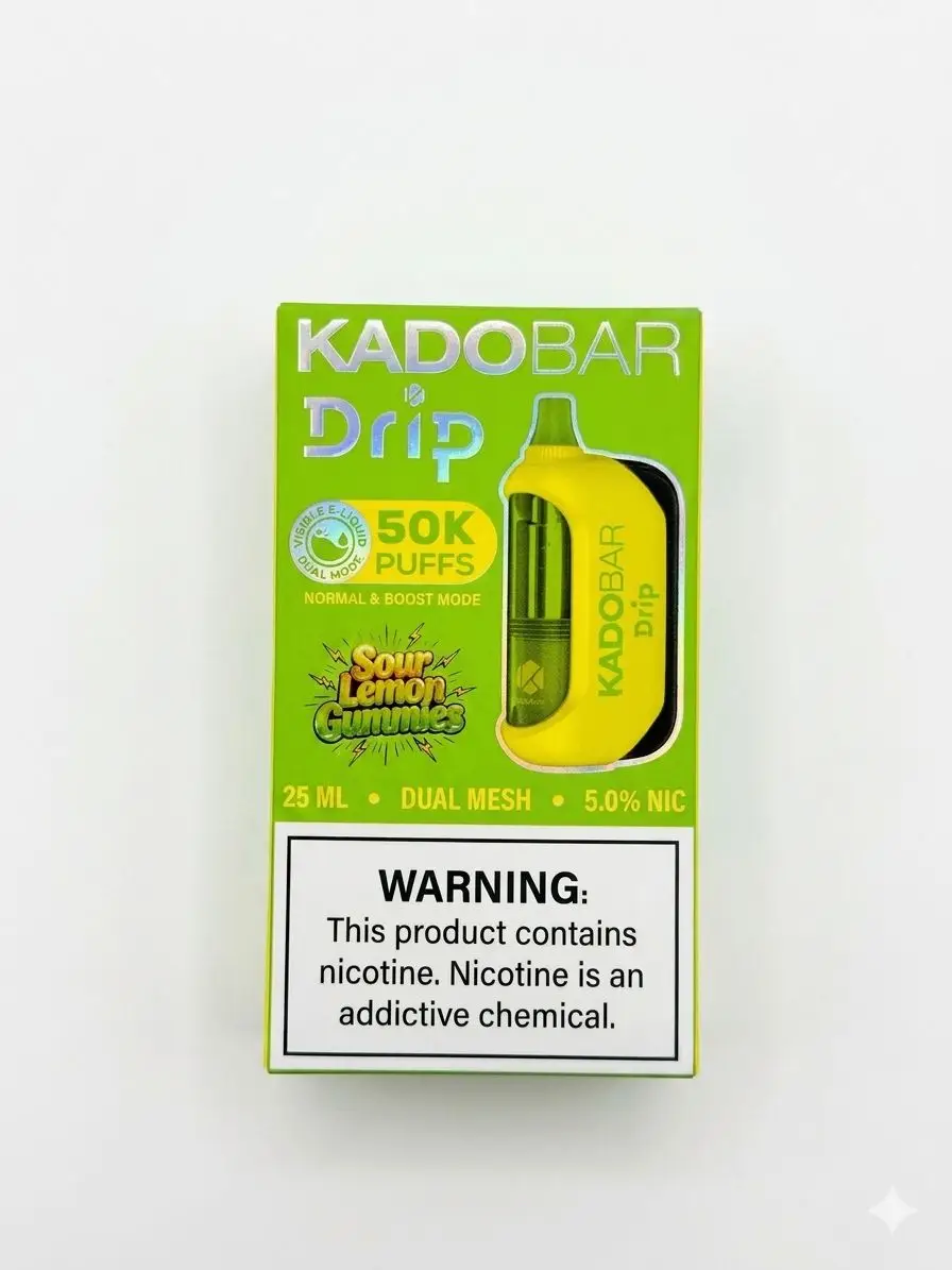 Sour Lemon Gummies Kado Bar Drip